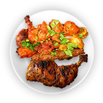 Tandoori Mixed Platter With Nan 